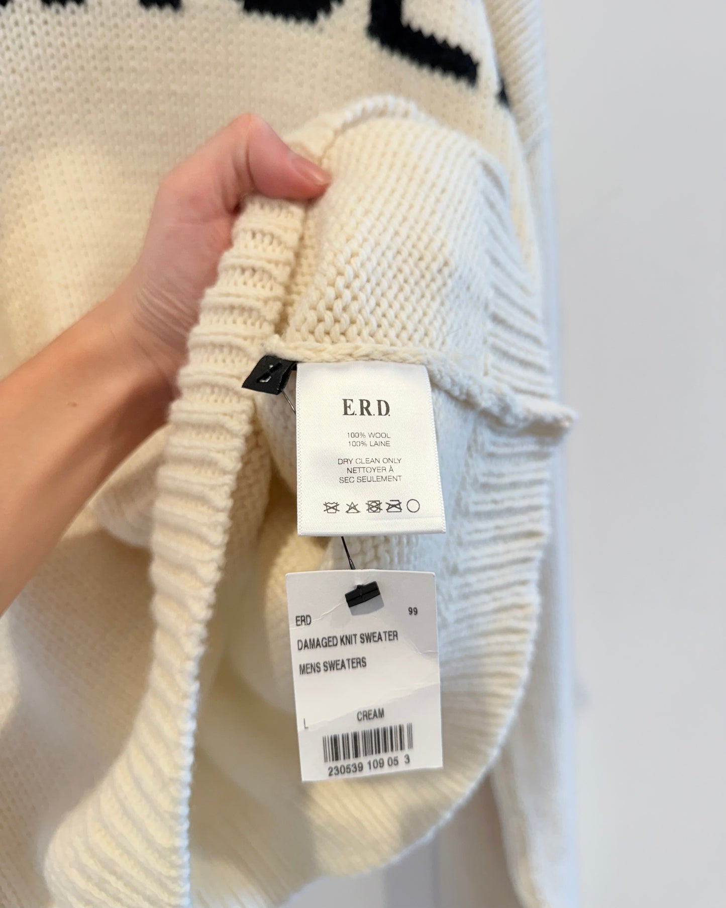 Enfants Riches Deprimes Damaged Knit Sweater