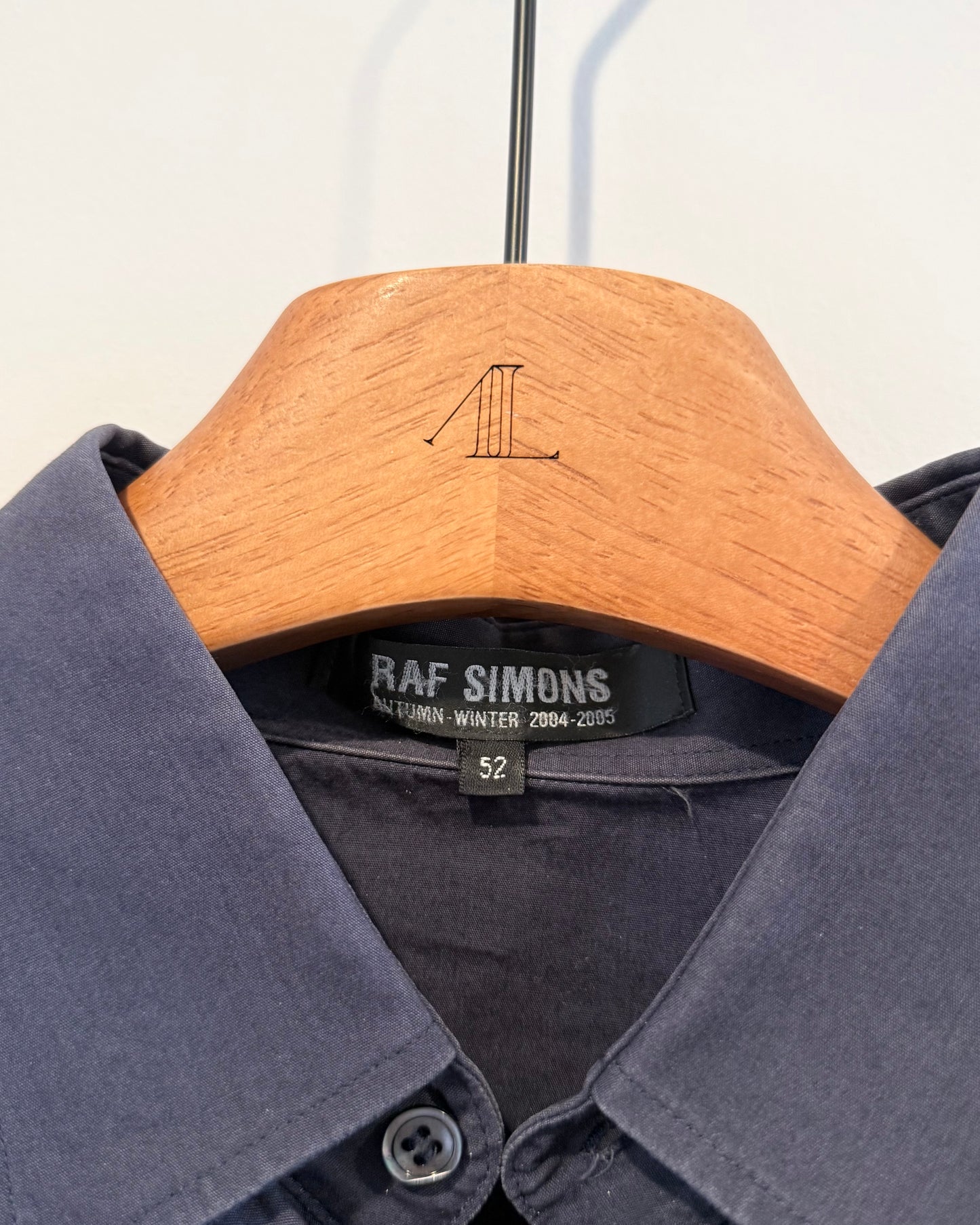 Raf Simons Aw2004 Waves Patched Button up Shirt