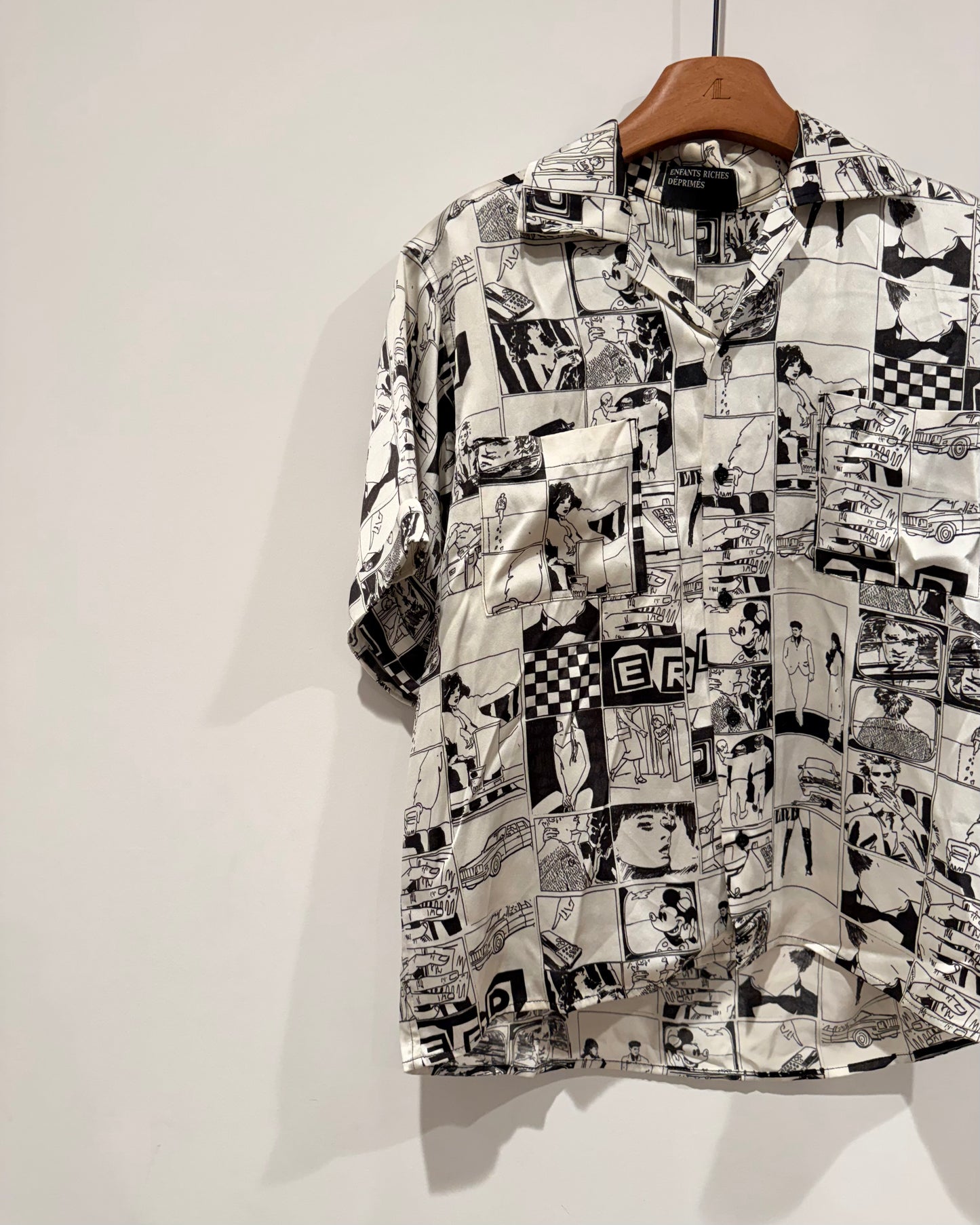 Enfants Riches Deprimes Checkered Silk Shirt