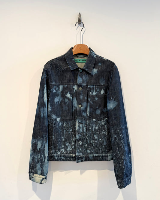Raf Simons x Sterling Ruby Ss2010 Blue crystal Jacket