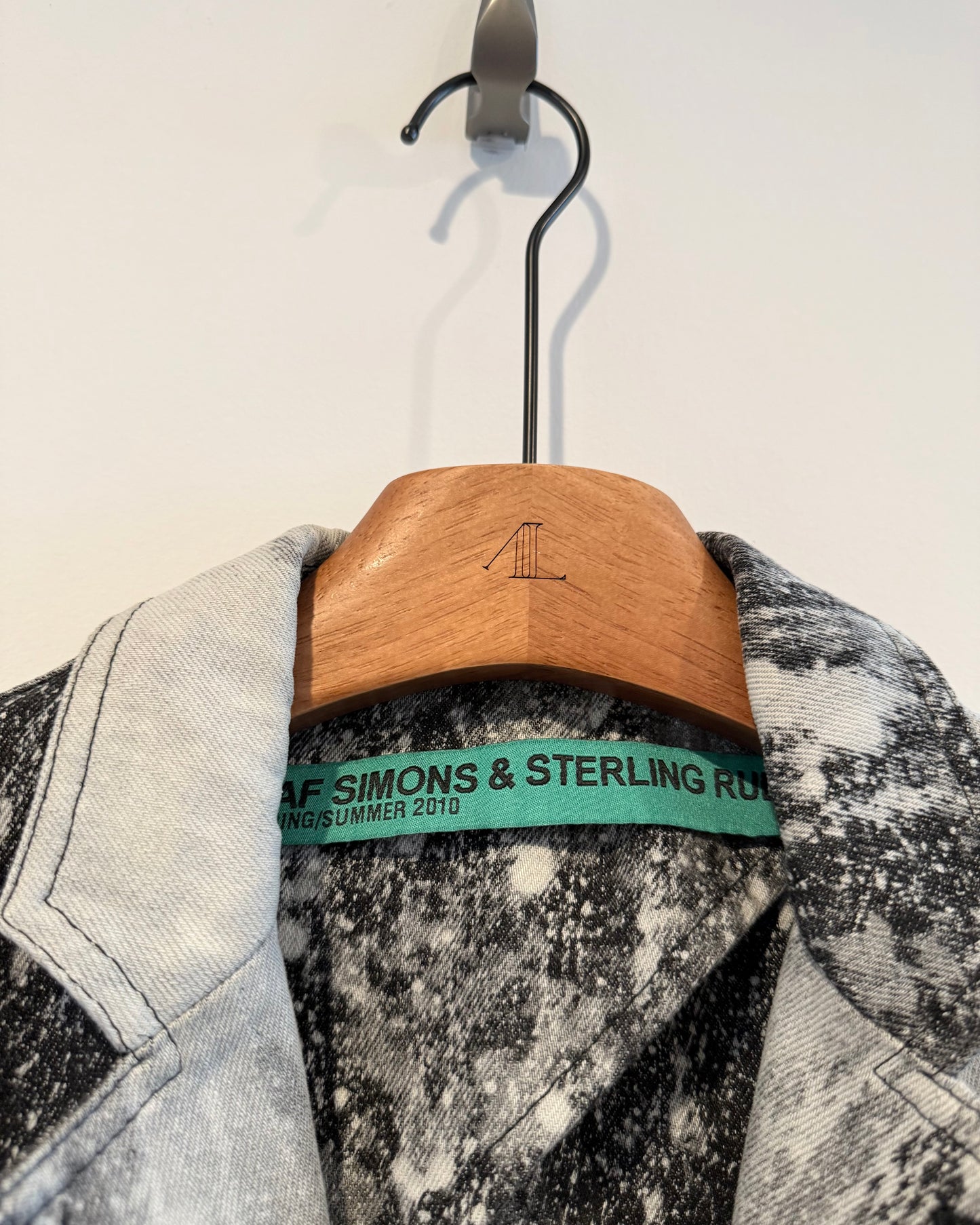 Raf Simons x Sterling Ruby Ss2010 Grey crystal Blazer Jacket