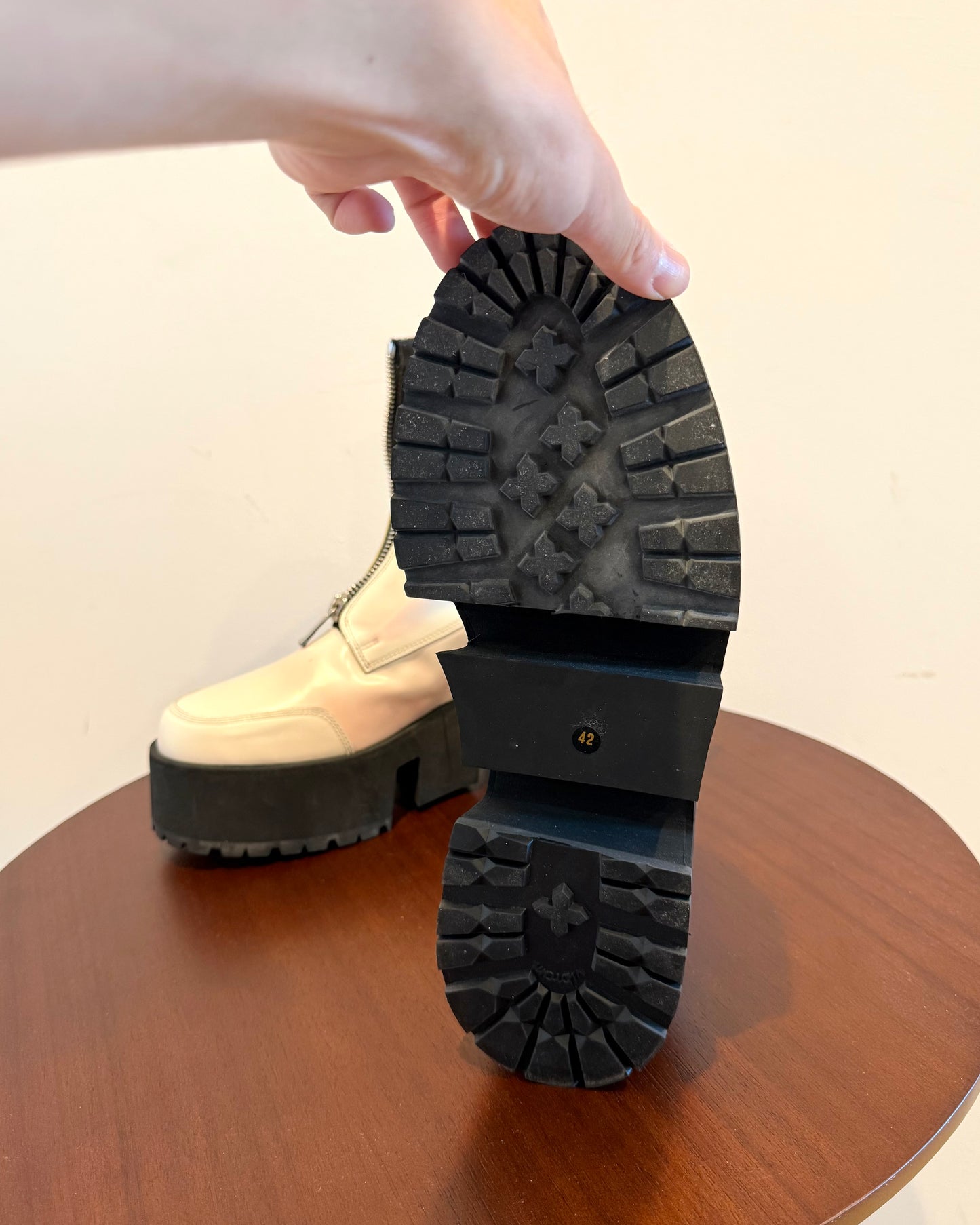 Enfants Riches Deprimes Zip-Up Platform Boots