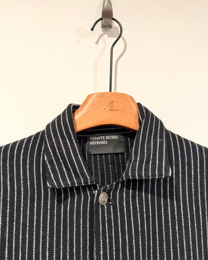 Enfants Riches Deprimes Striped Patched Jumpsuit