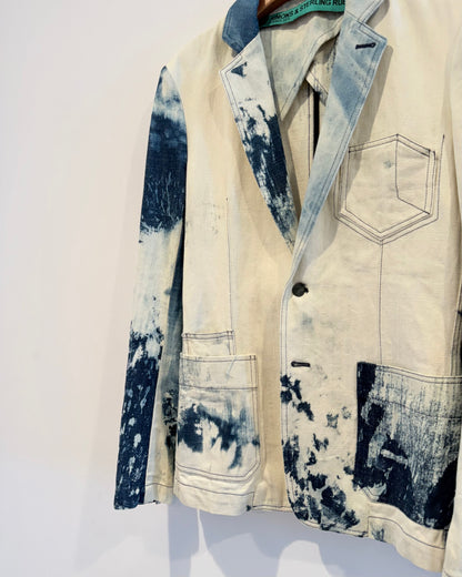 Raf Simons x Sterling Ruby Ss2010 Blue Denim Blazer
