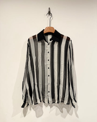 Enfants Riches Deprimes Silk Striped Shirt