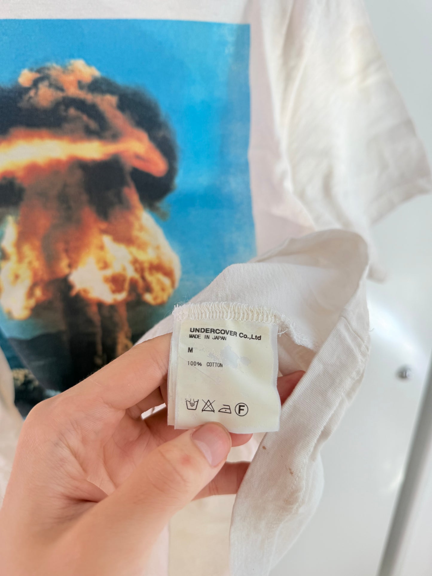 Undercover X Comme Des Garcons SS05 "CDGUC" Limited Edition Nuclear Explosion T Shirt