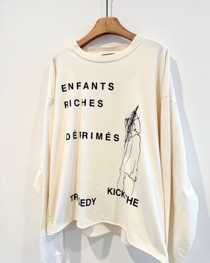 Enfants Riches Deprimes Kick The Tragedy Lone Sleeve Shirt