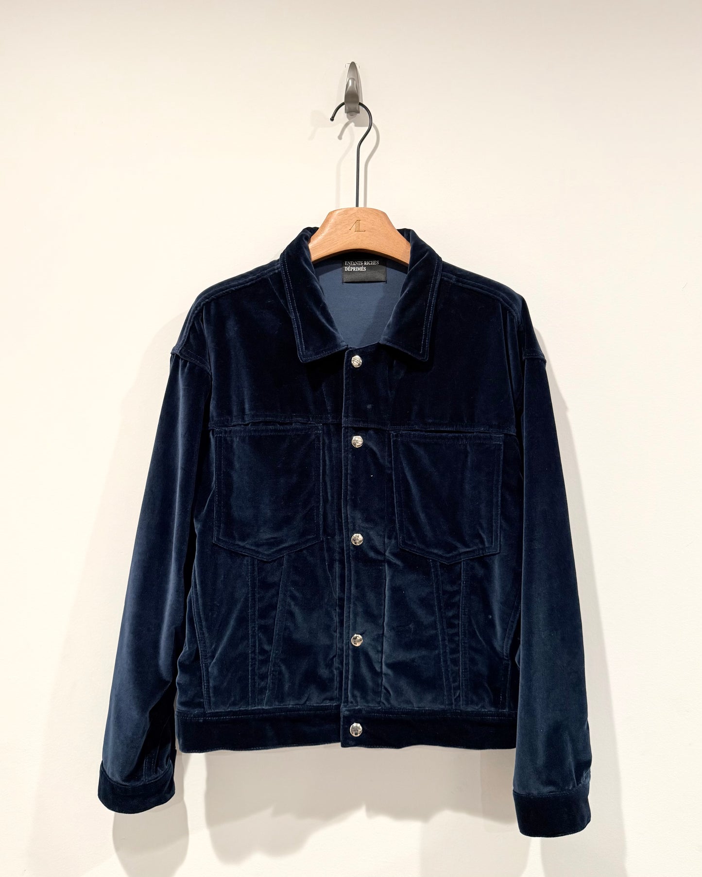 Enfants Riches Deprimes Blue Velvet Jacket