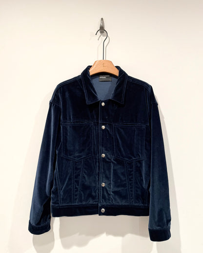 Enfants Riches Deprimes Blue Velvet Jacket