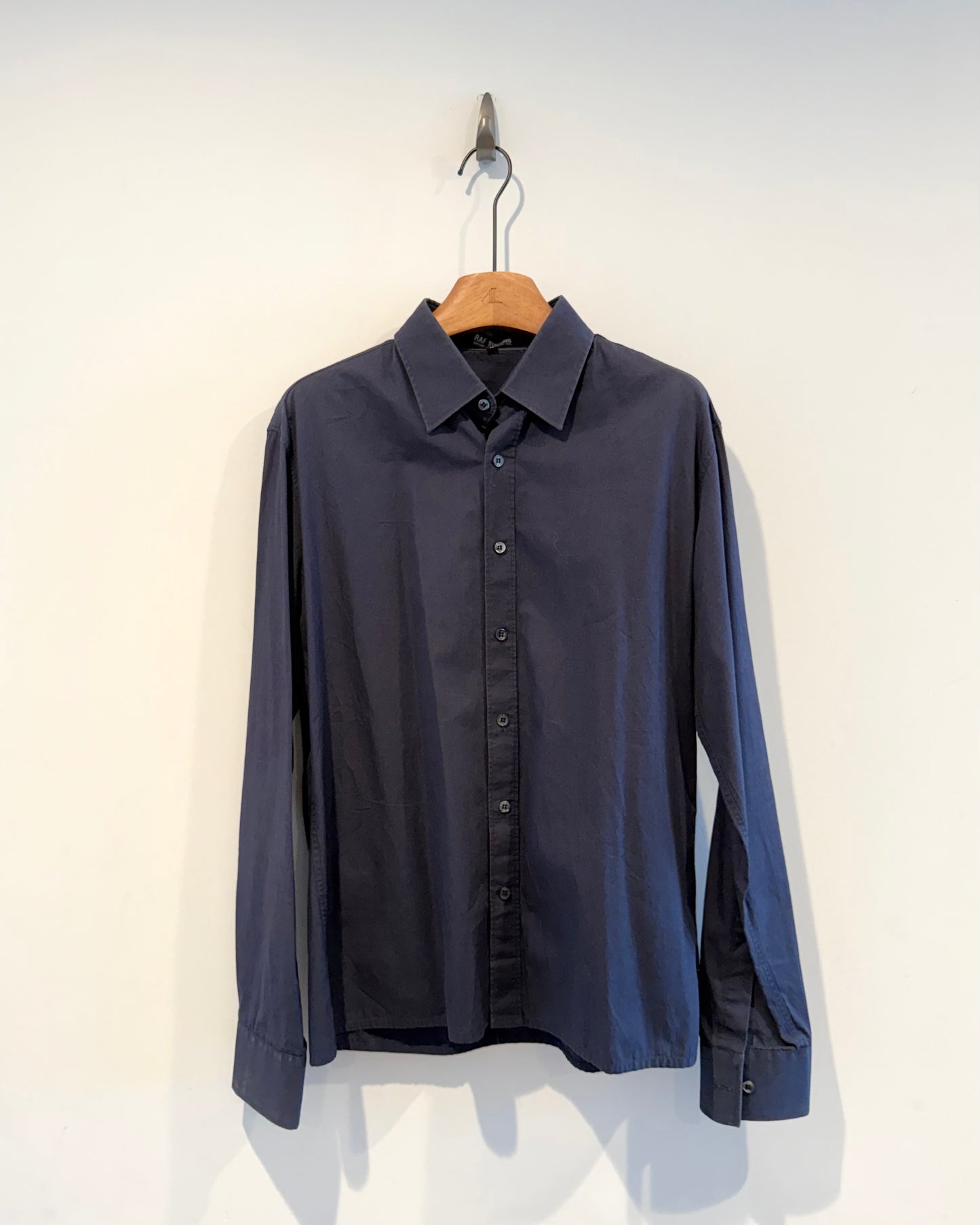 Raf Simons Aw2004 Waves Patched Button up Shirt
