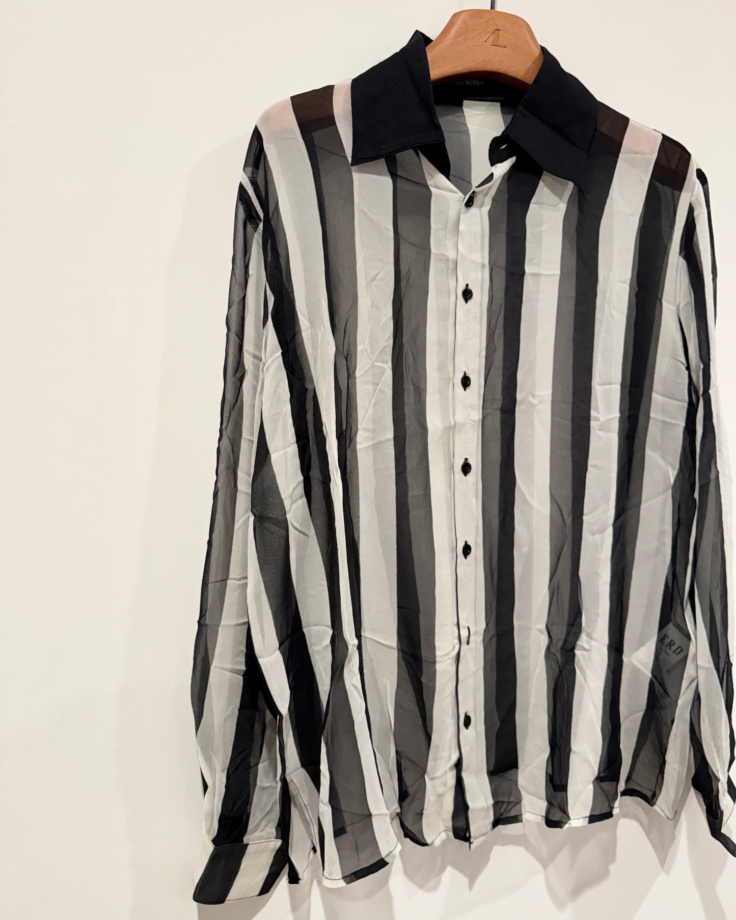 Enfants Riches Deprimes Silk Striped Shirt