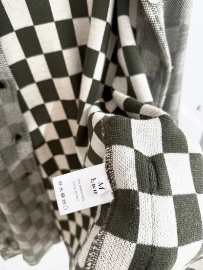 Enfants Riches Deprimes Chessboard Wool Jacket