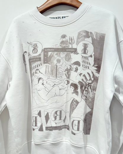 Enfants Riches Deprimes Necked Womens Crewneck Sweatshirt