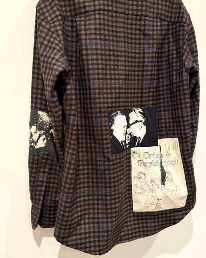 Enfants Riches Deprimes Patched Flannel Shirt