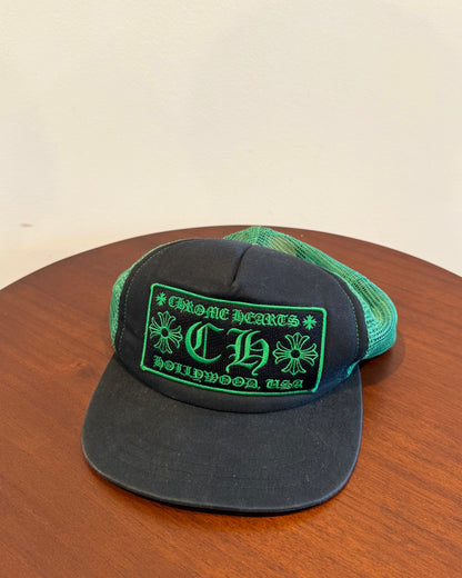 Chrome hearts Green Trucker Hat