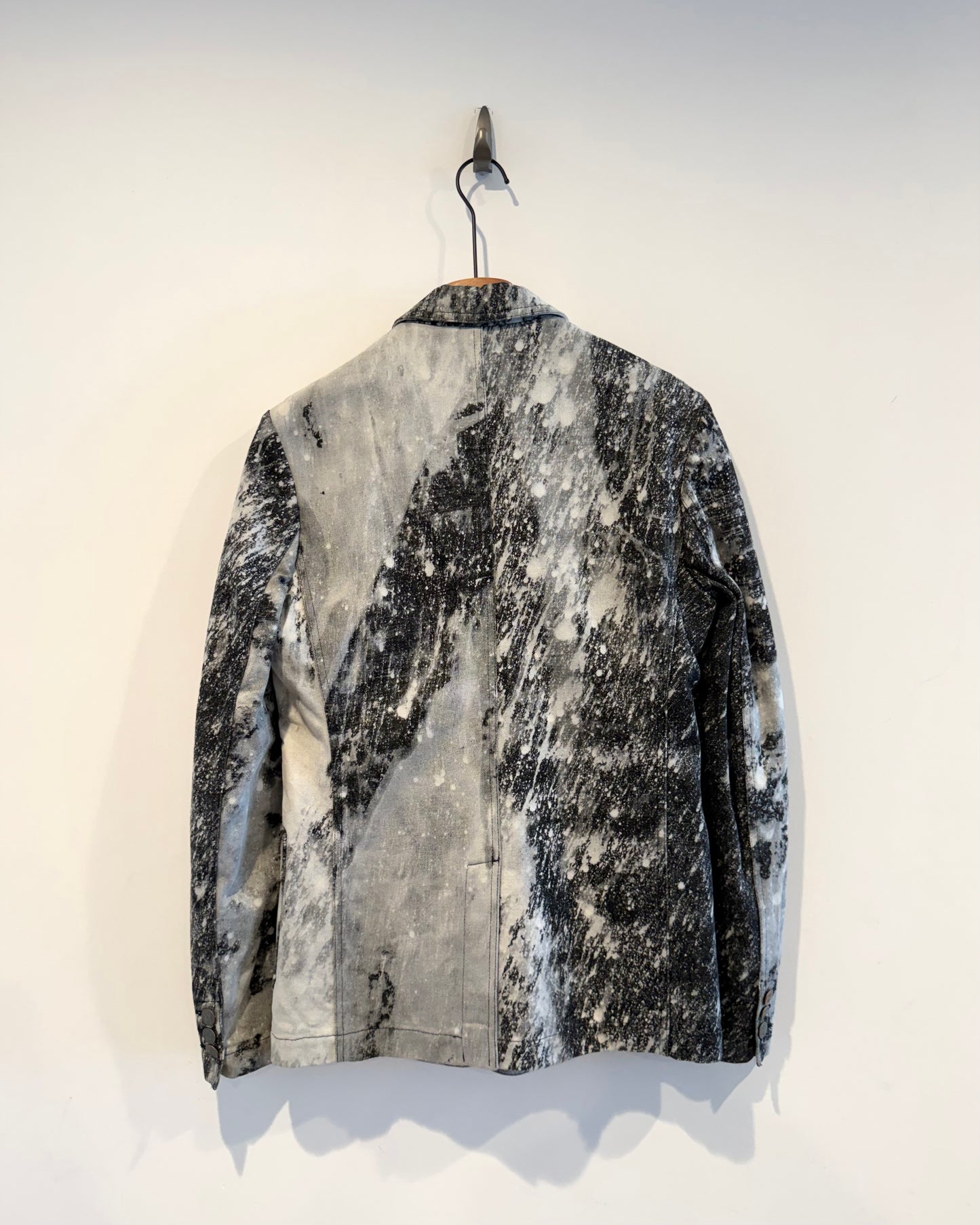 Raf Simons x Sterling Ruby Ss2010 Grey crystal Blazer Jacket