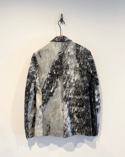 Raf Simons x Sterling Ruby Ss2010 Grey crystal Blazer Jacket
