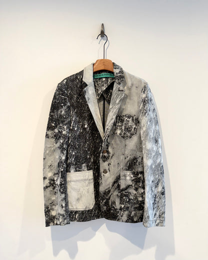 Raf Simons x Sterling Ruby Ss2010 Grey crystal Blazer Jacket