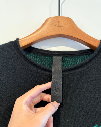 Chrome Hearts Green Scroll Sweater