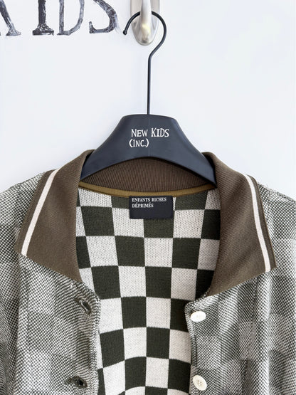 Enfants Riches Deprimes Chessboard Wool Jacket
