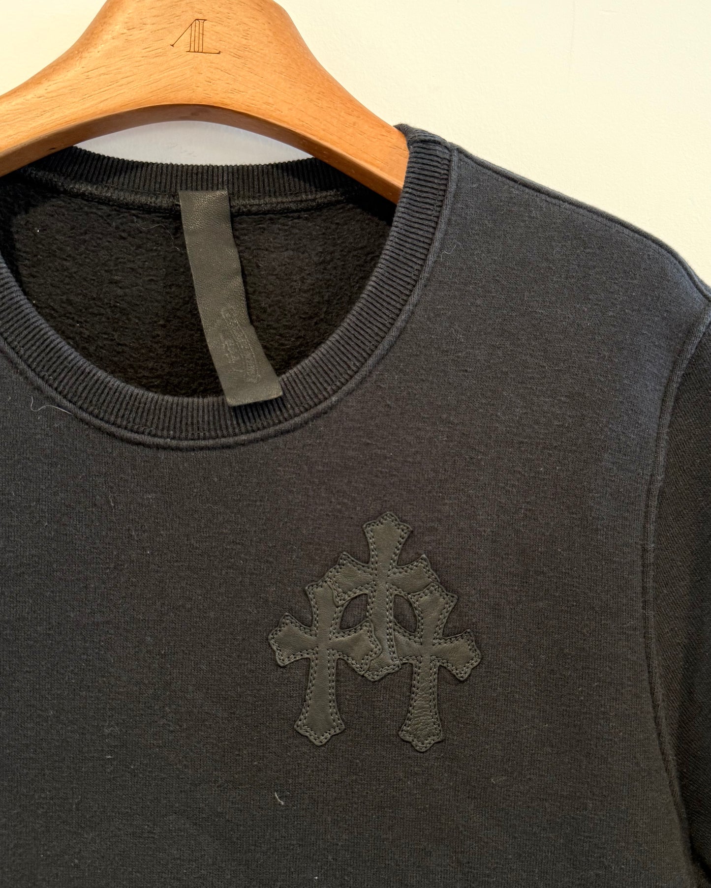 Chrome Hearts Triple Cross Patched T shirt