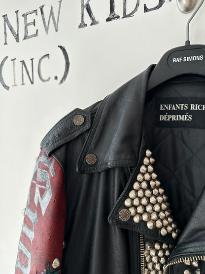 Enfants Riches Deprimes Hand Printed Punk Jacket