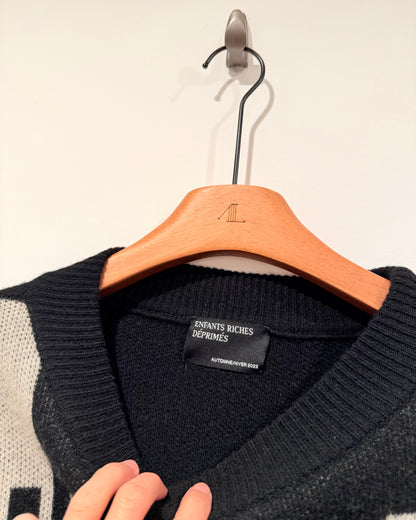 Enfants Riches Deprimes Logo Checked Sweater