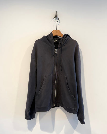 Chrome Hearts Leather Horse Shoe Patch Zip up Hoodie