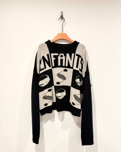Enfants Riches Deprimes Logo Checked Sweater