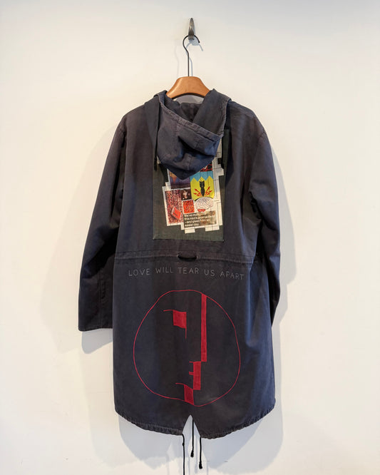 Raf Simons Aw2003 Closer New Order Colleges Parka