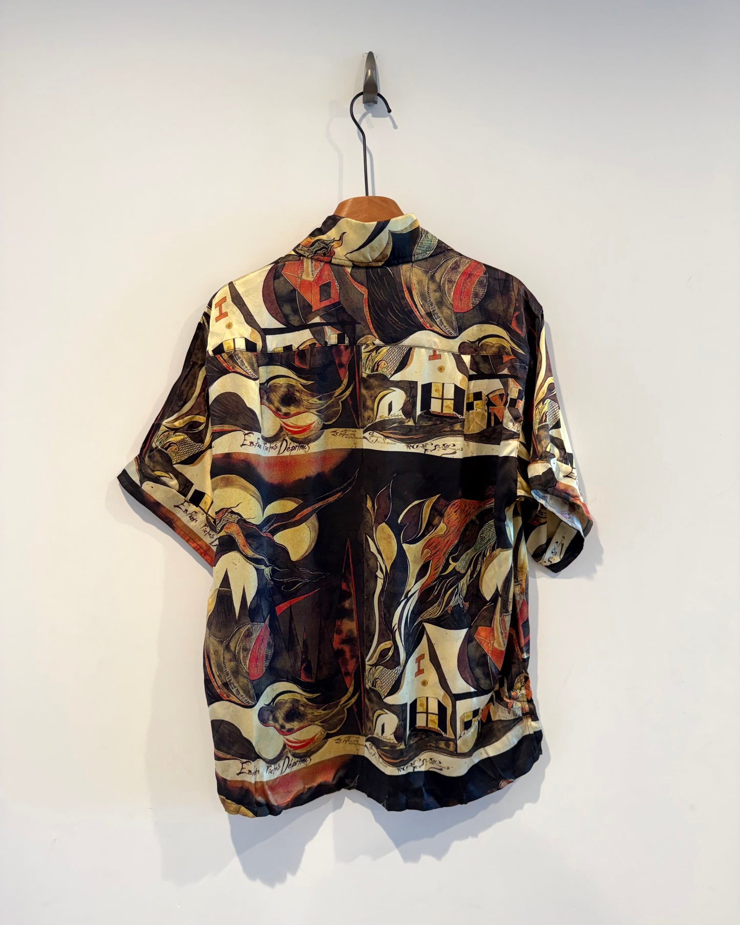Enfants Riches Deprimes Silk Multicolor Broken Violin Shirt
