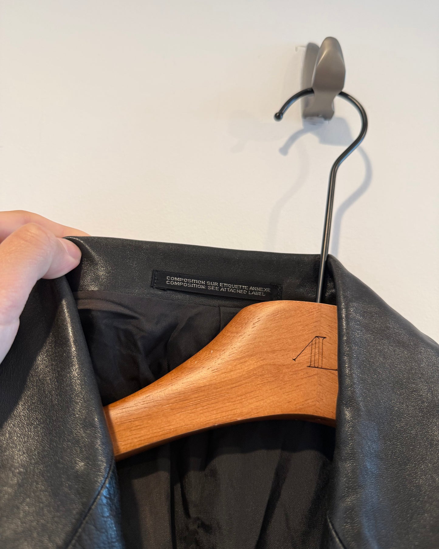 Yohji Yamamoto 03AW Sugar Leather Jacket