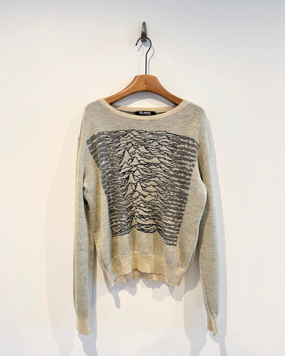 Raf Simons Aw2003 Closer Unknown Pleasures Sweater