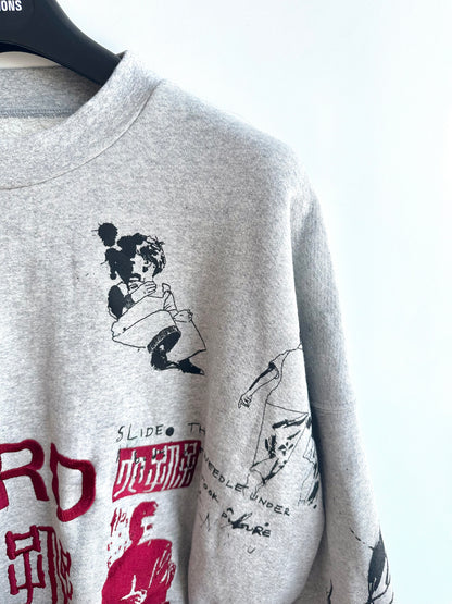 Enfants Riches Deprimes Embroidery & Hand Printed Crewneck