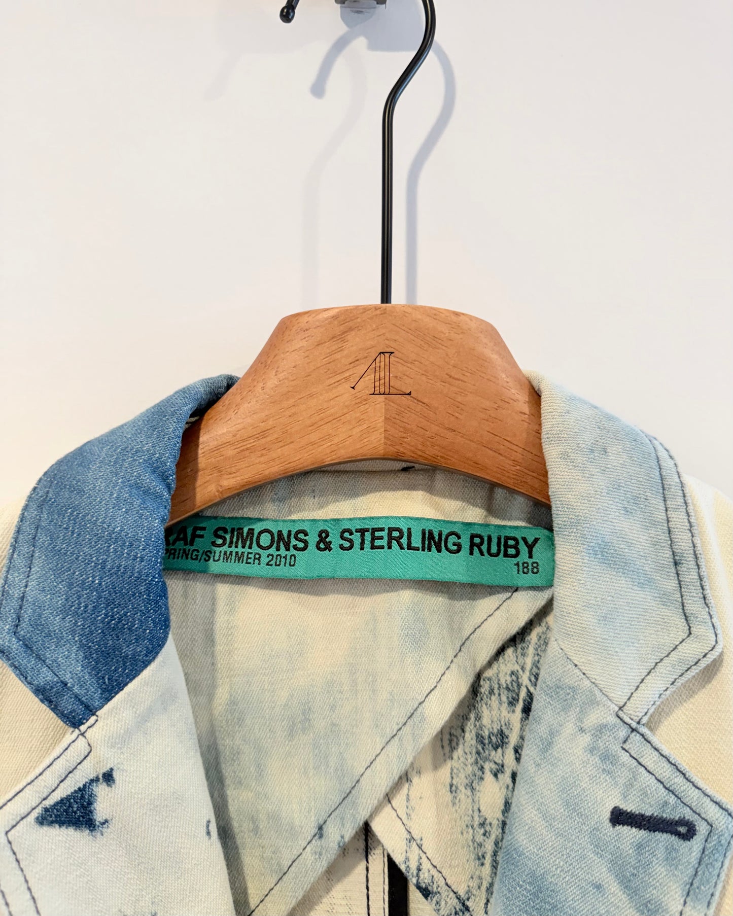 Raf Simons x Sterling Ruby Ss2010 Blue Denim Blazer