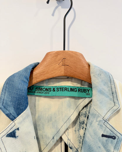 Raf Simons x Sterling Ruby Ss2010 Blue Denim Blazer