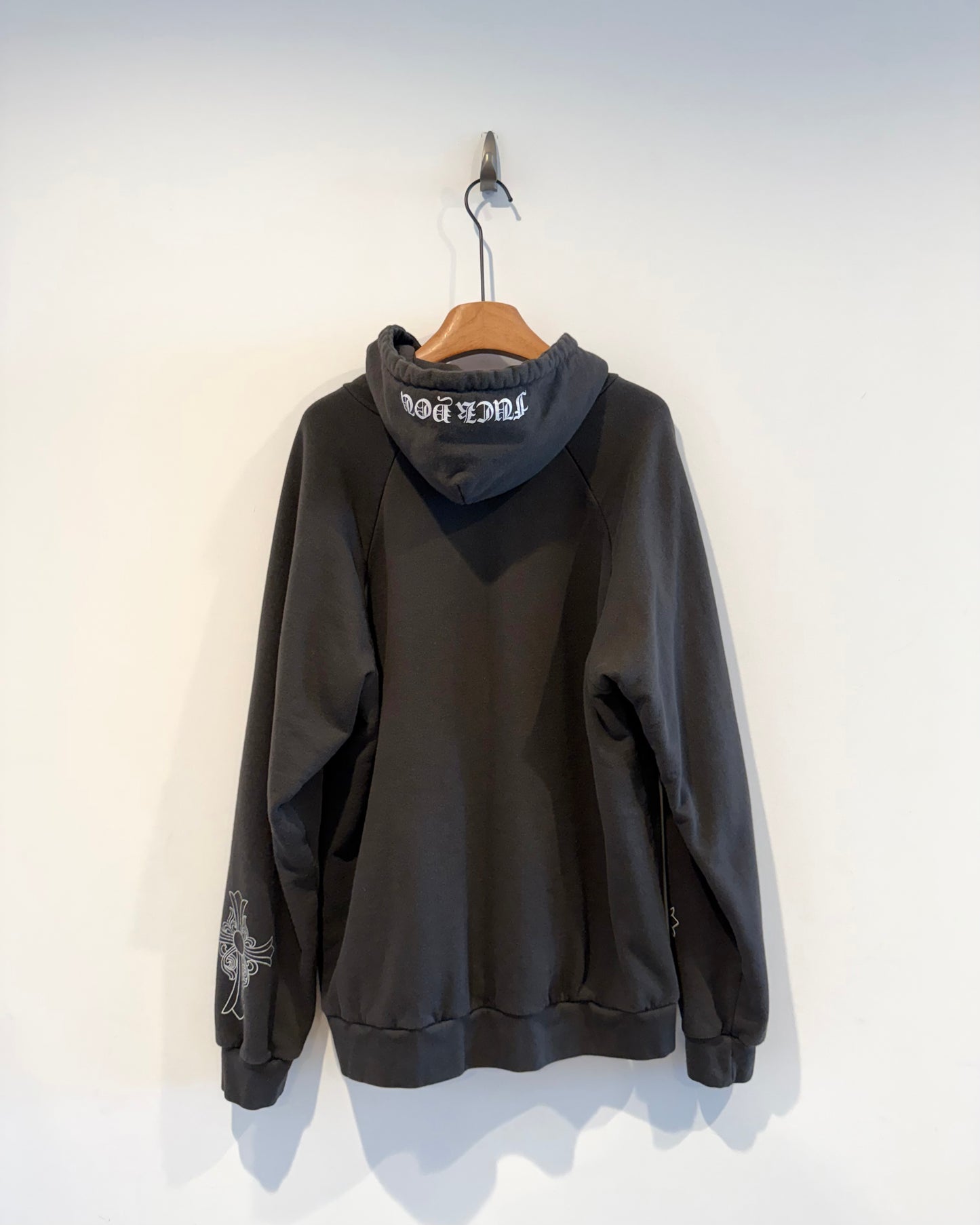 Chrome Hearts Dagger Cross Thermal Zip up Hoodie