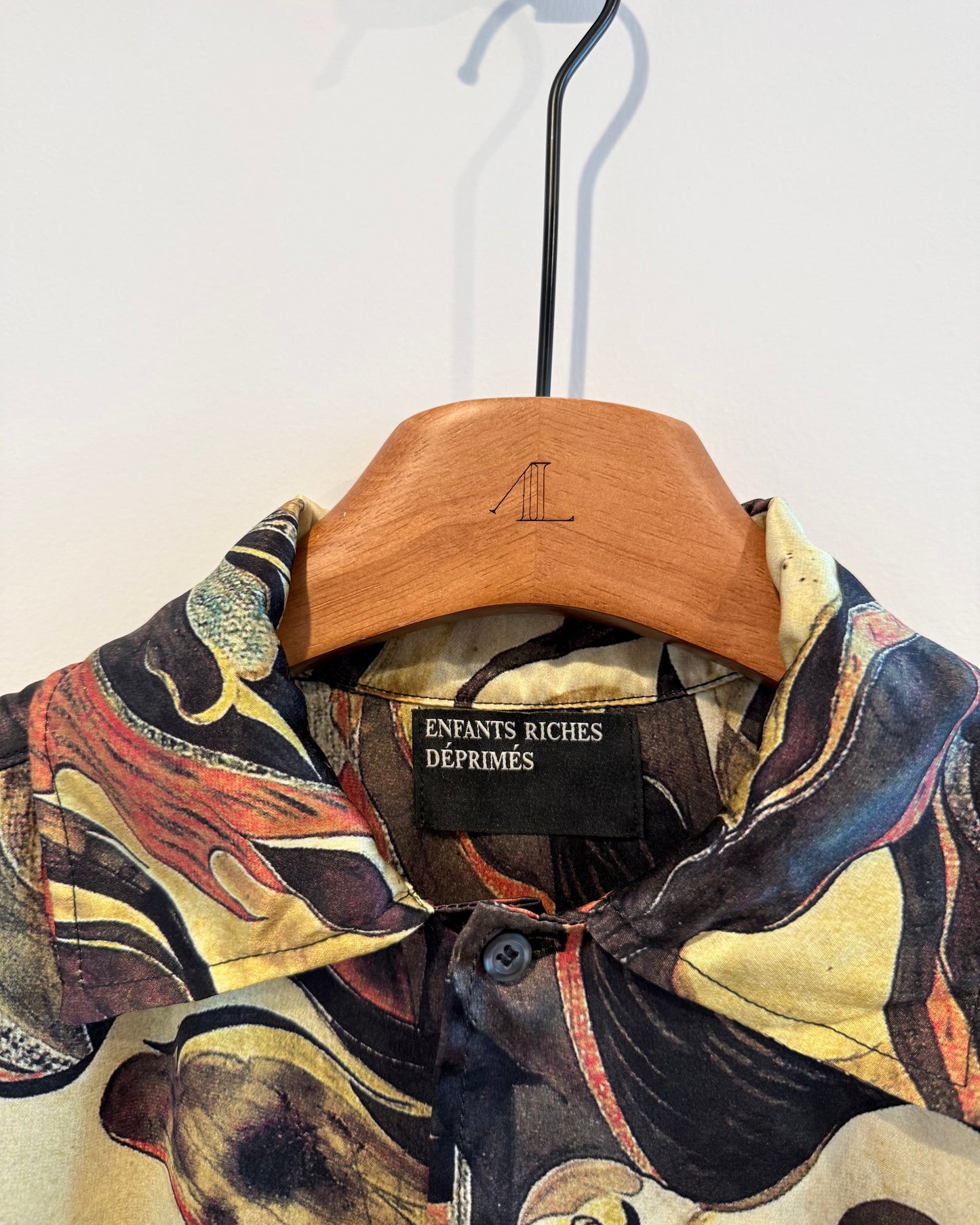 Enfants Riches Deprimes Silk Multicolor Broken Violin Shirt