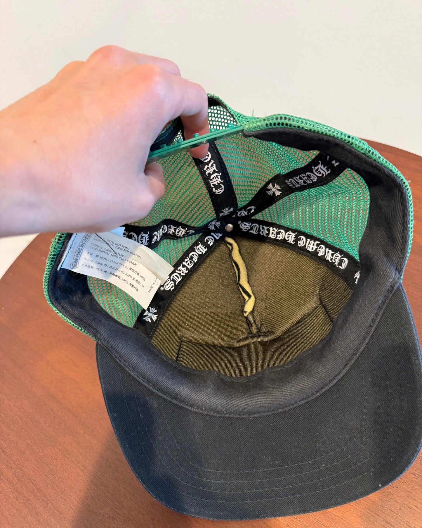 Chrome hearts Green Trucker Hat