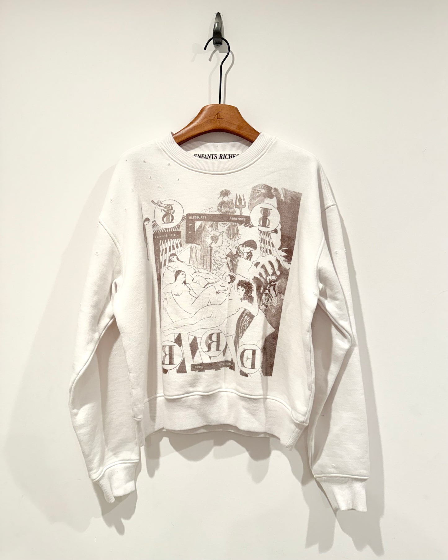 Enfants Riches Deprimes Necked Womens Crewneck Sweatshirt