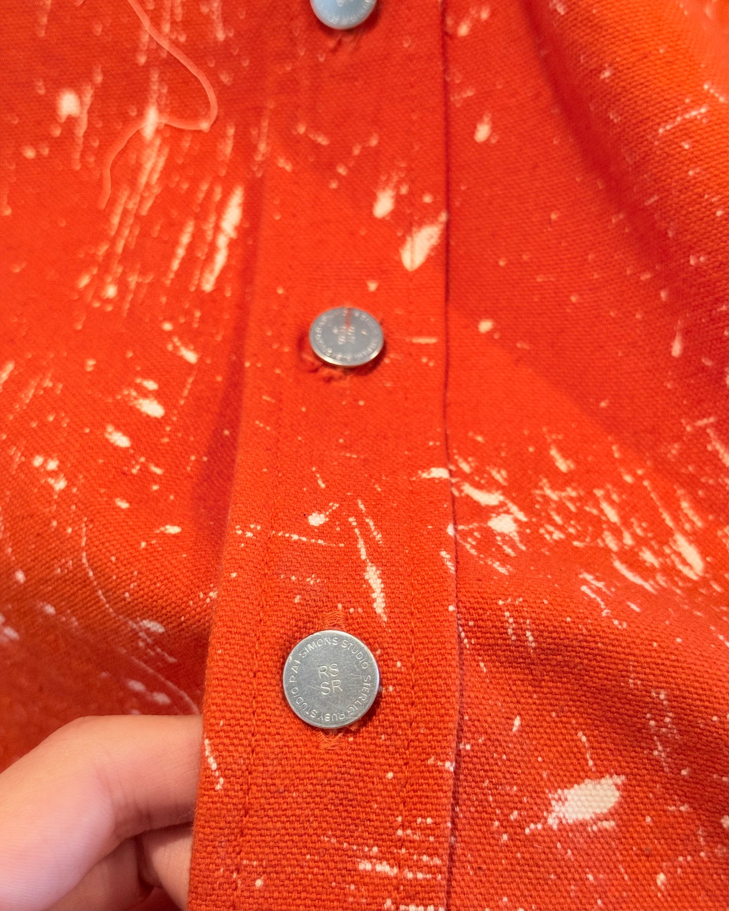 Raf Simons x Sterling Ruby Aw2014 paint splatter Jacket