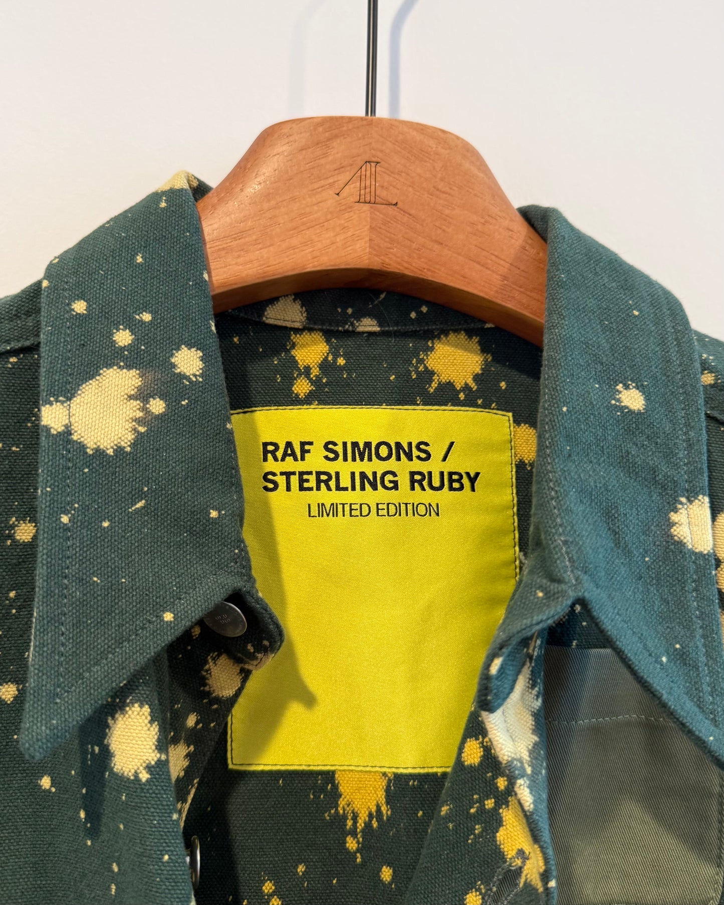 Raf Simons x Sterling Ruby Aw2014 paint splatter Jacket