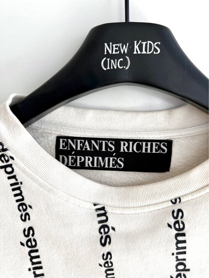 Enfants Riches Deprimes Striped Logo Crewneck