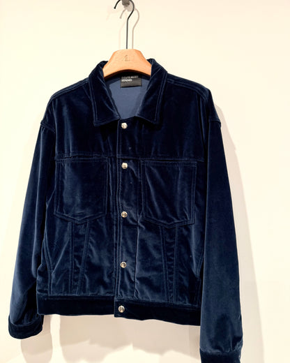 Enfants Riches Deprimes Blue Velvet Jacket