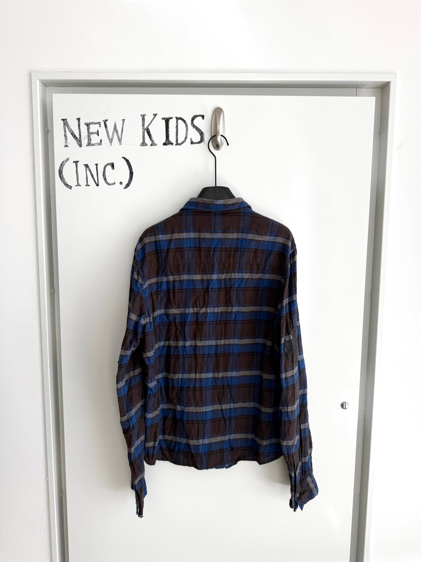 Chrome Hearts Patched flannel Shirt