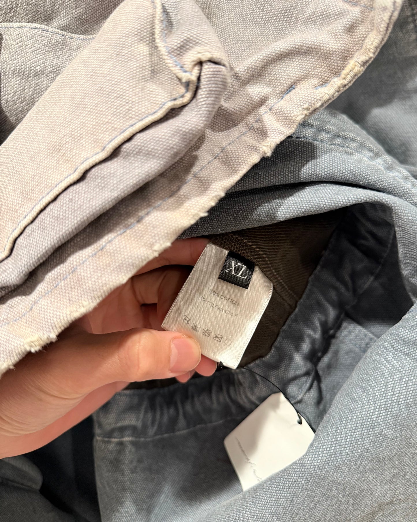 Enfants Riches Deprimes ‘Duster’ Grey Denim Graphic Jacket