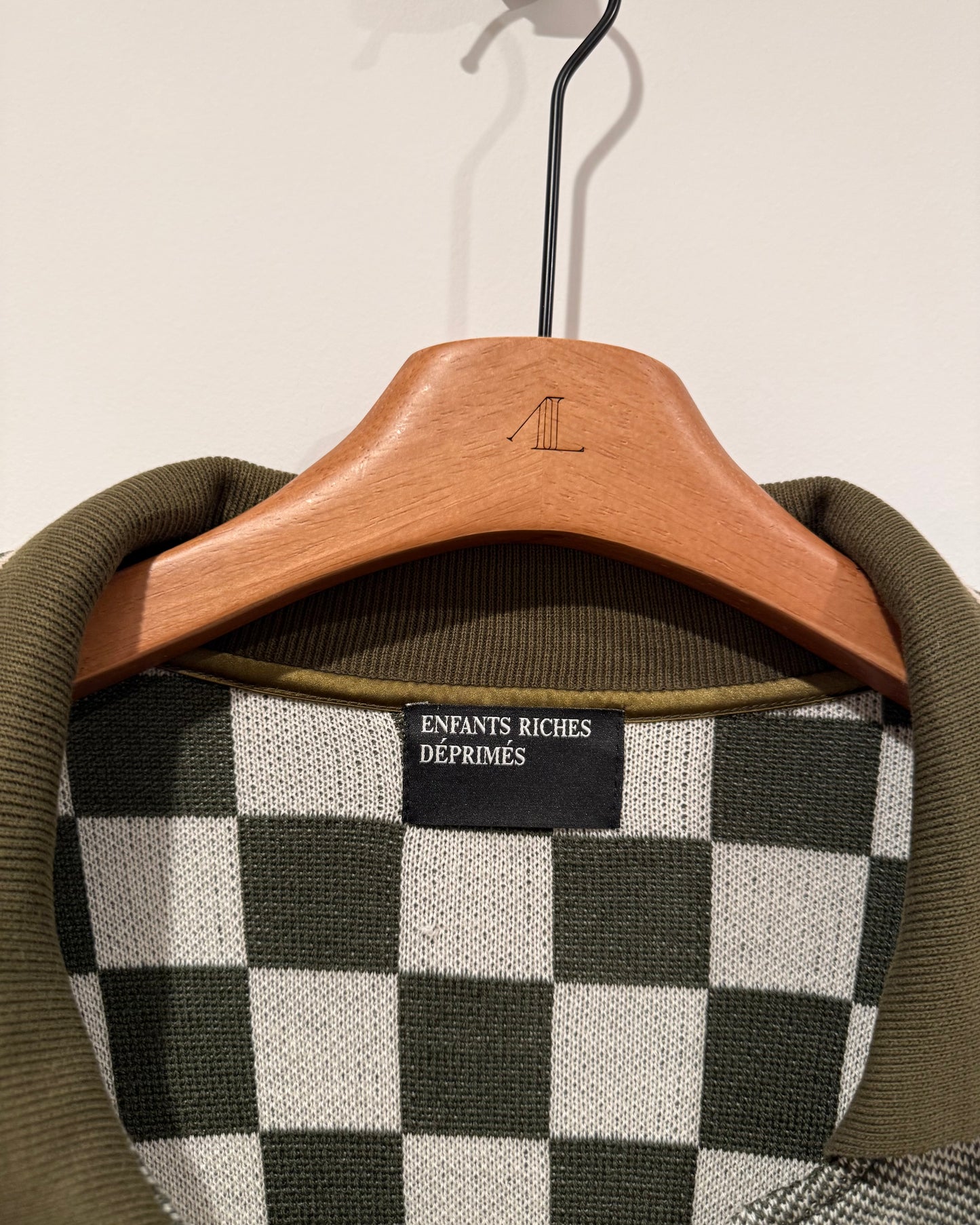 Enfants Riches Deprimes Checkered Wool Jacket