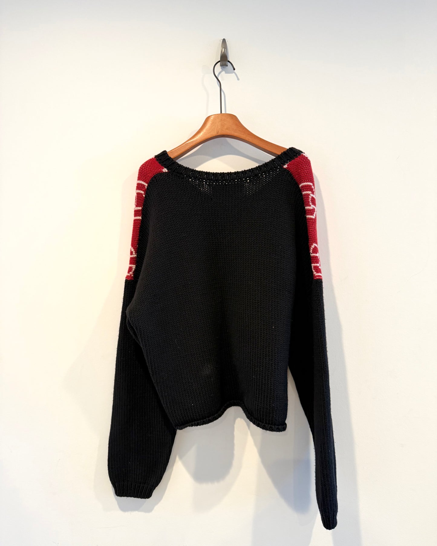 Enfants Riches Deprimes Loro Piana Red Chain Sweater Knit