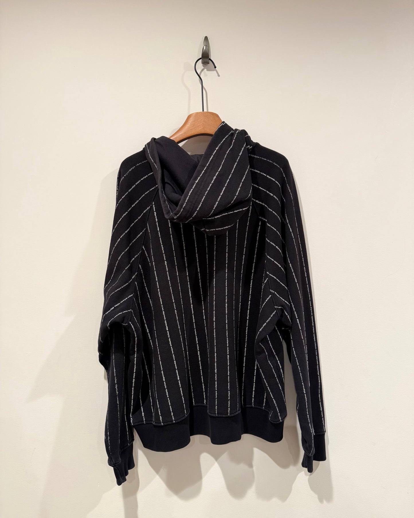 Enfants Riches Deprimes Striped Logo Hoodie