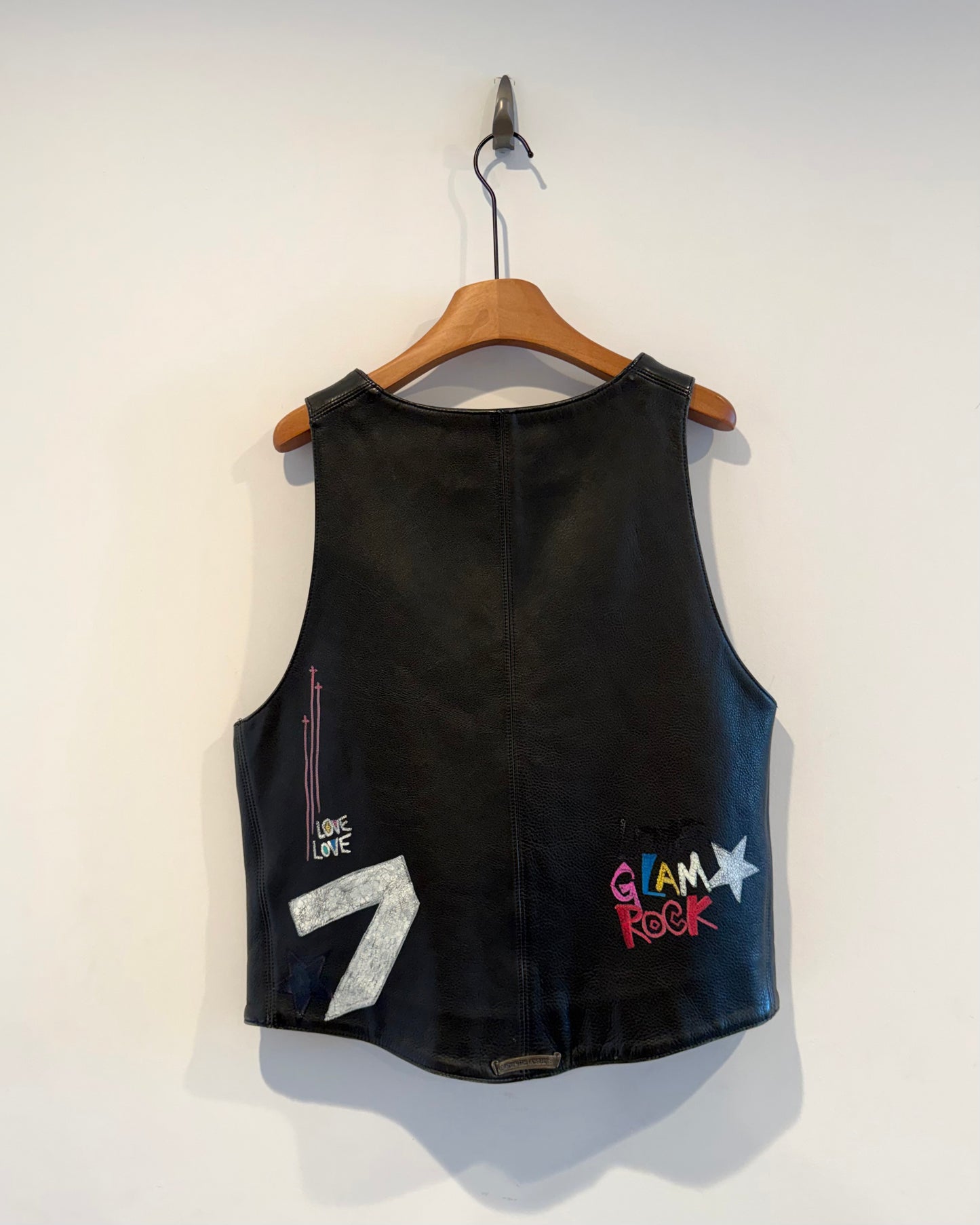 Chrome Hearts 1/1 Hand Painted Leather Vest